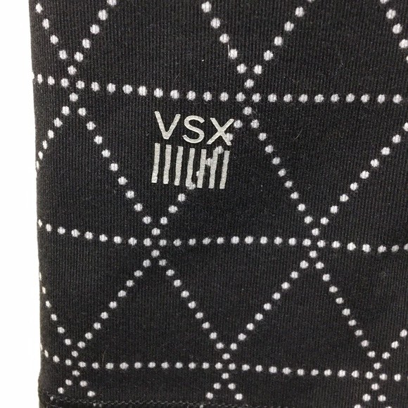 VSX sport crop in geometric print, black white, S - Picture 4 of 5